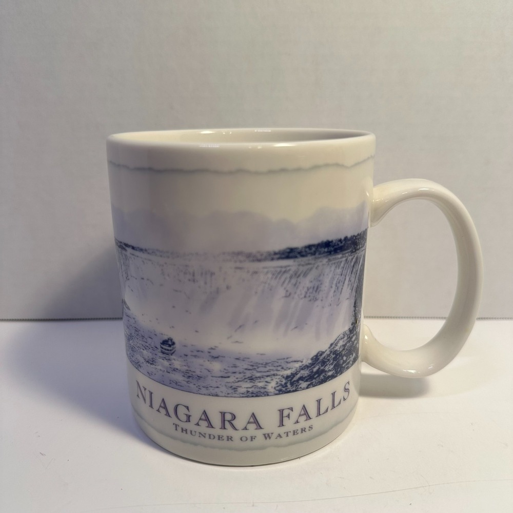 Starbucks Niagara Falls Architecture Series Mug 18 oz 2008 Waterfall Coffee